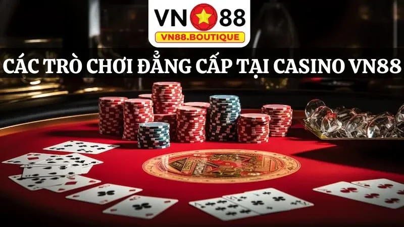Casino VN88 sở hữu kho game cá cược đẳng cấp, thú vị